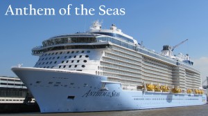 ANTHEM Anthem of the Seas was delivered to Royal Caribbean on April 10, 2015, and christened on April 20, 2015.